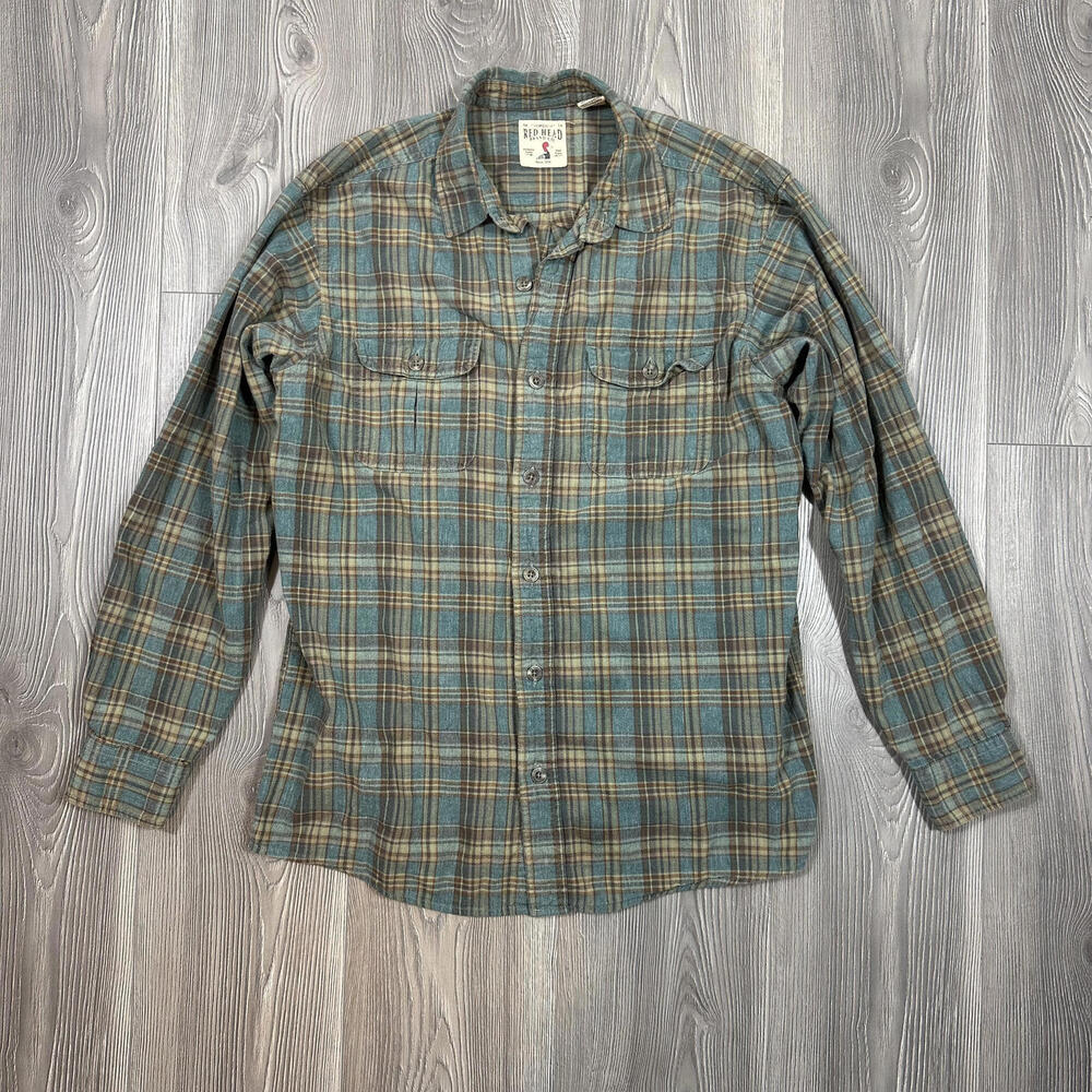 Red Head Brand‎ Co Muted Multicolor Plaid Shirt